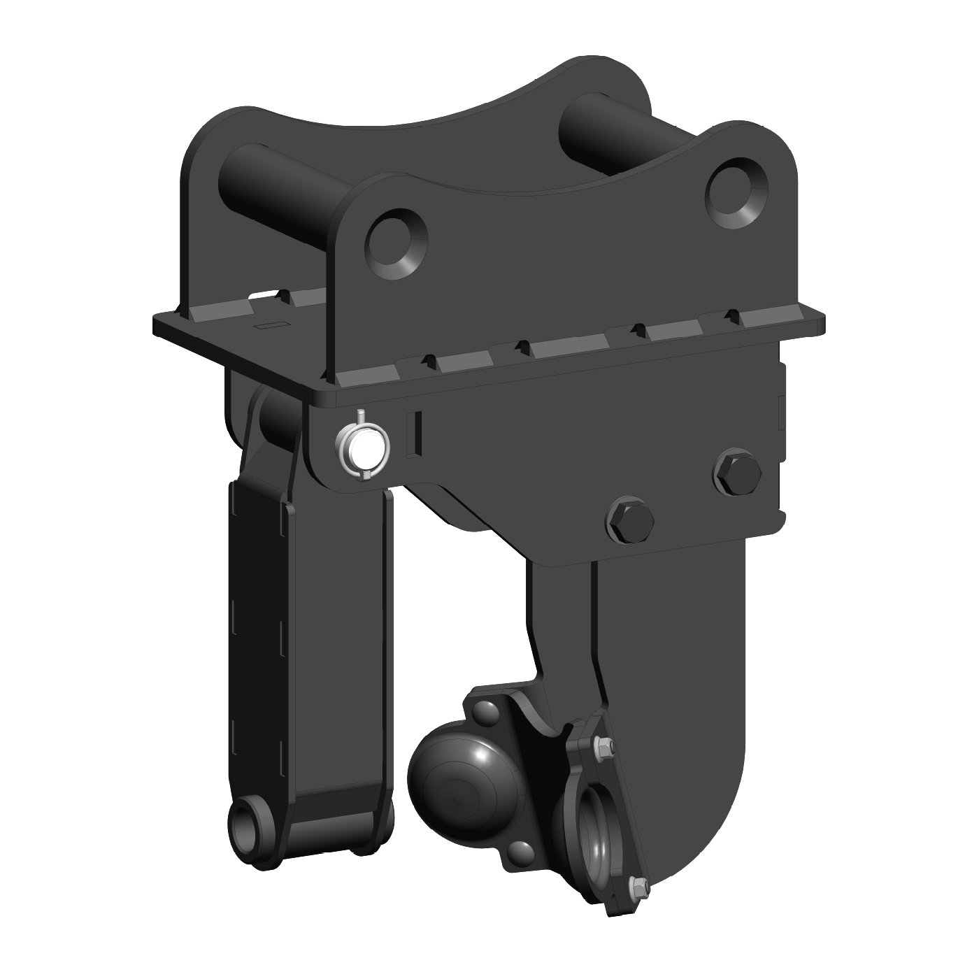 Mount that allows an EP Auger Drive to be used on Bobcat E85 machines.