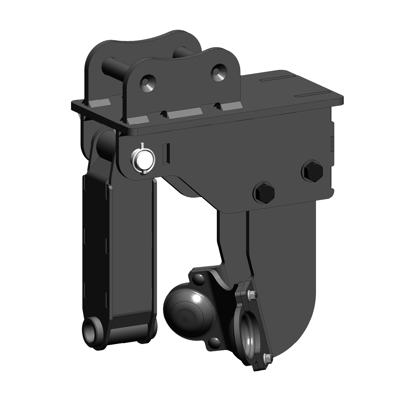 Mount that allows an EP Auger Drive to be used on Sany SY16 machines.