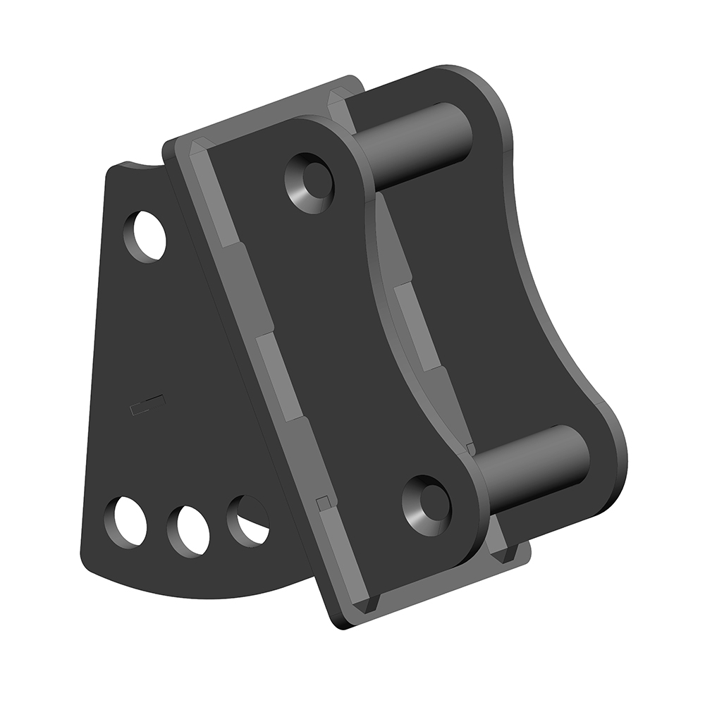 Mount that allows a Hornet Post Driver to be used on ​​​​​​​JCB 45Z, 48Z, 55Z, 57C machines.