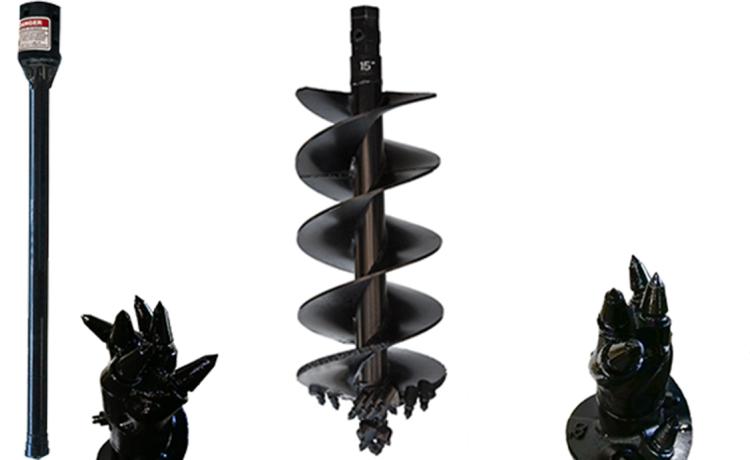 thumbnail image 2 of Danuser 9" X 48" Fab Auger Bit – 2" Hex Collar – Skid Steer Attachment – Part 10609 2 of 5