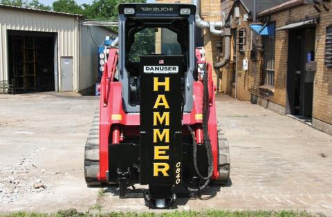 Hammer CB40, attached, front view